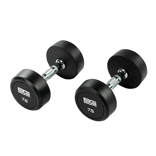 Обрезиненная гантель Bronze Gym 7.5 кг BG-PA-DB-R075