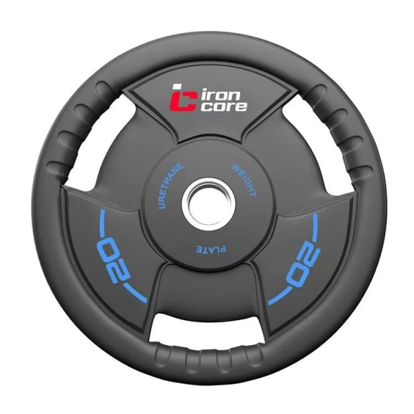 Диск для штанги полиуретановый IRON CORE Premium 20 кг IC35A-20kg