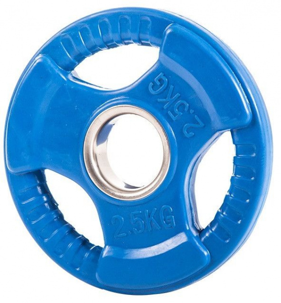 Диск обрезиненный 3 HANDLE цветной D51 мм PROFI-FIT 2,5 кг