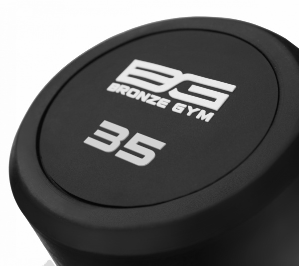 Штанга обрезиненная прямая Bronze Gym 35 кг BG-PA-BB-S35