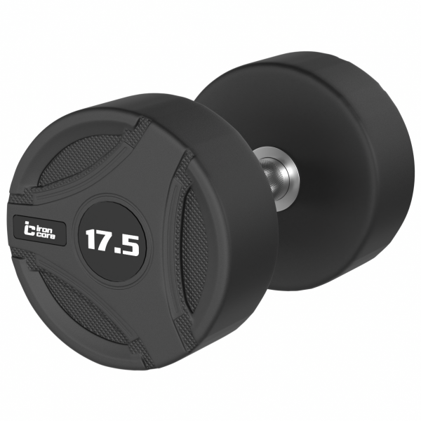 Гантельный ряд обрезиненный IRON CORE Nova 10 пар 12.5 - 35кг IC1012C 12.5-35
