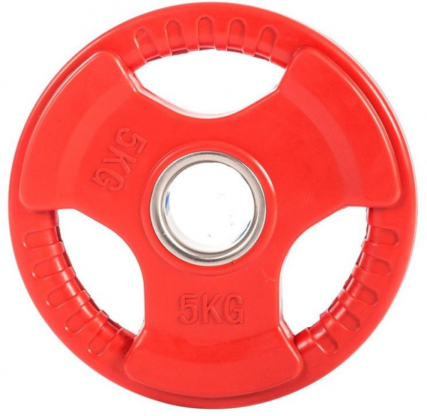 Диск обрезиненный 3 HANDLE цветной D51 мм PROFI-FIT 5 кг