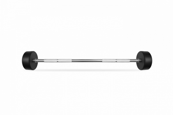 Штанга обрезиненная прямая Bronze Gym 25 кг BG-PA-BB-S25