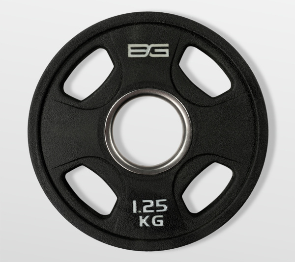 Диск для штанги Bronze Gym олимпийский обрезиненный 1,25 кг BG-PA-PL-P012