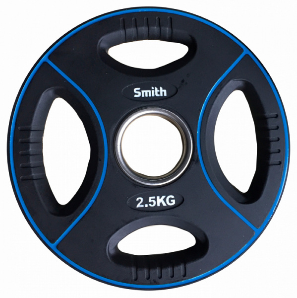 Диск для штанги Smith PUWP12-2,5 полиуретановый, 2,5кг